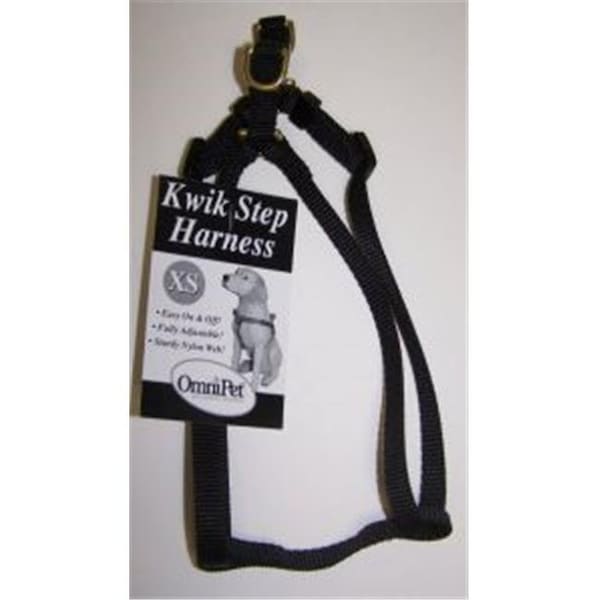Omni Pet 445-19040 Omni Pet No.19XSBK Step in Harness Nylon Size 11-16in Xsmall Color Black 445-19040 - main